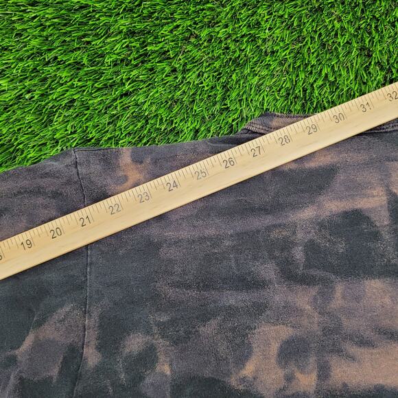 Vintage 90s Mickey Shirt Womens Xl 22x26 Bleached Black - Picture 5 of 13